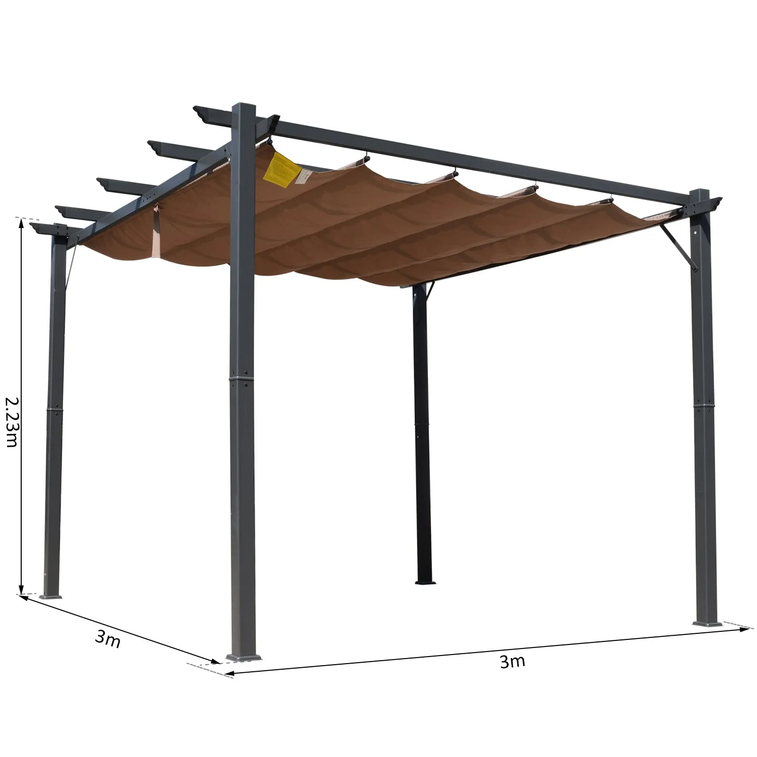 3 x 3 Pergola Gazebo