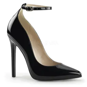 5" Stiletto Ankle Strap Pointed Toe Pump (SEXY-23)