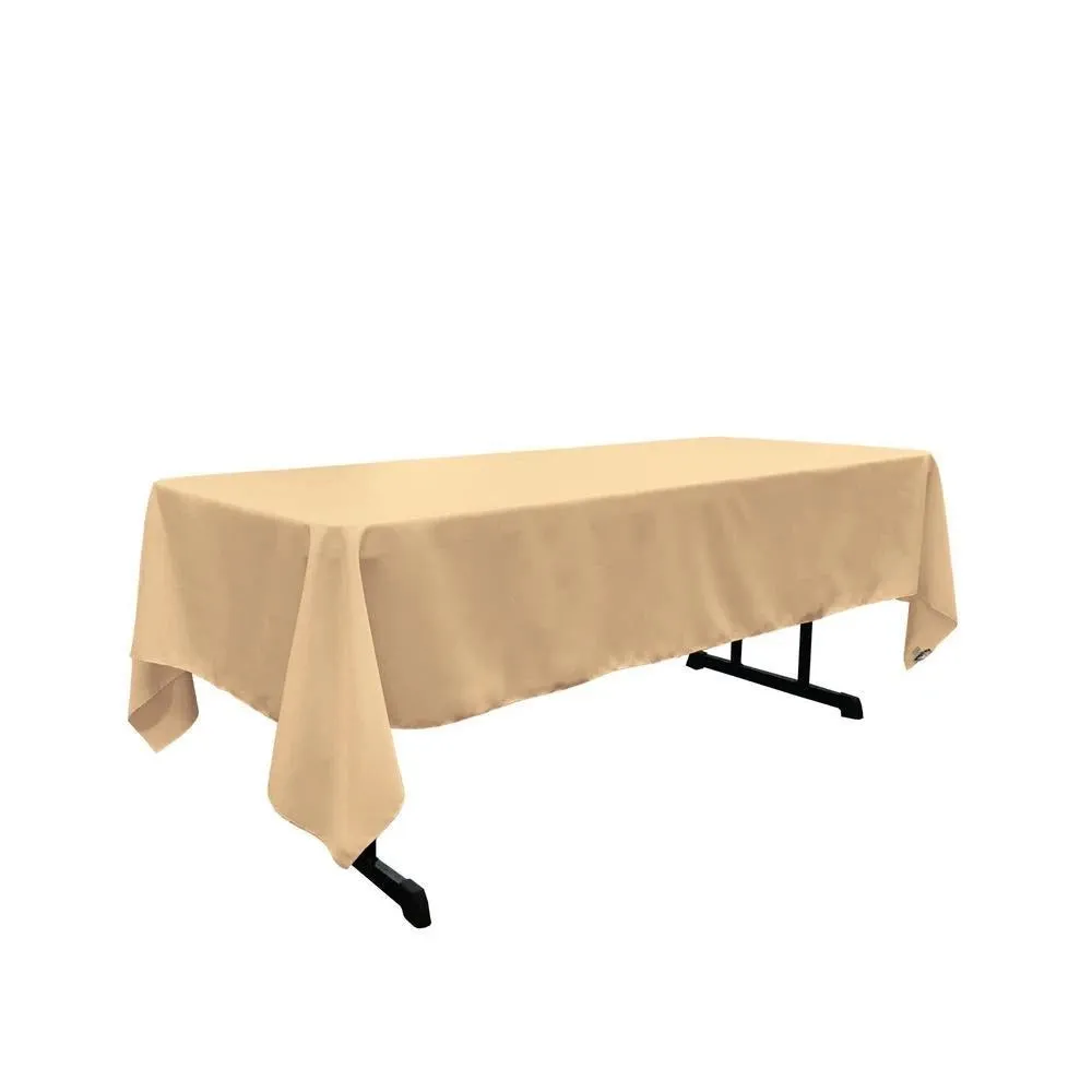 60 x 108-inch Polyester Solid Color Rectangular Tablecloth