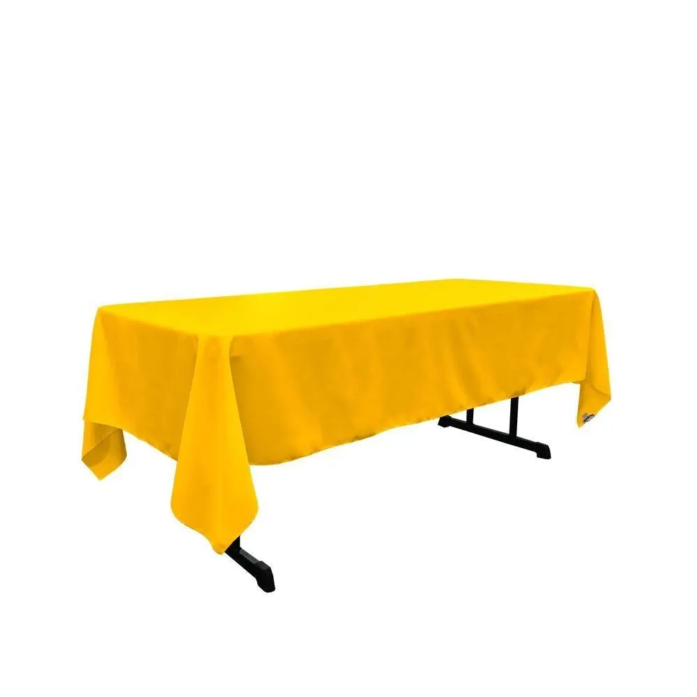 60 x 108-inch Polyester Solid Color Rectangular Tablecloth