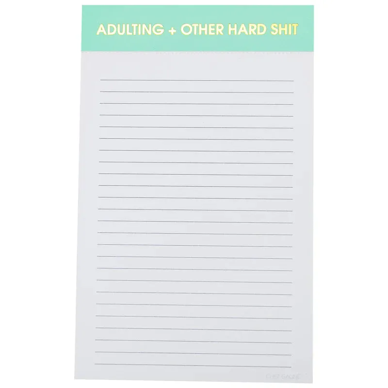 Adulting & Other Hard Shit Notepad