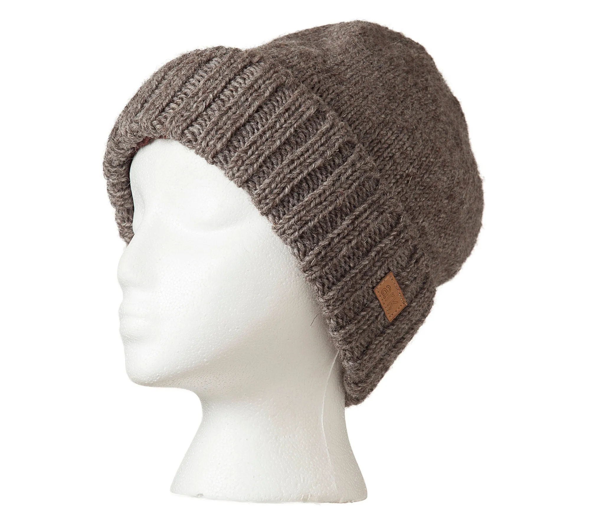 Beige Beanie, Thick wool beanie, Warm toque, fleece inside, Wool beanie, Fleece Lined