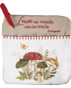 Botanical Mushroom Square Pocket Mitt