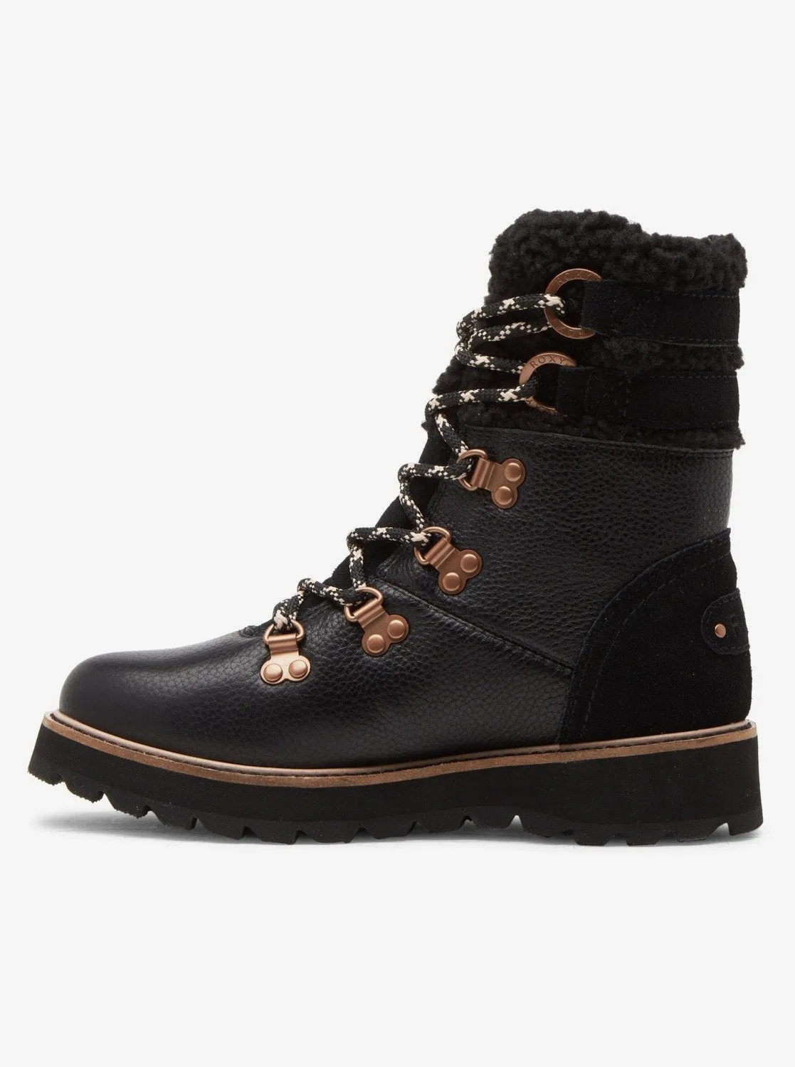 Brandi Lace-Up Boots - Black