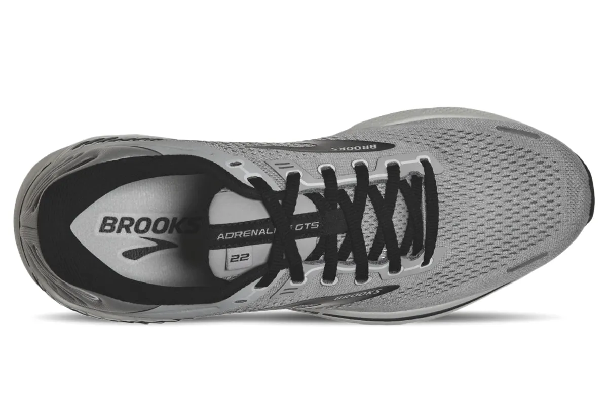 Brooks Adrenaline Gts 22 4E Alloy/Grey/Black Mens