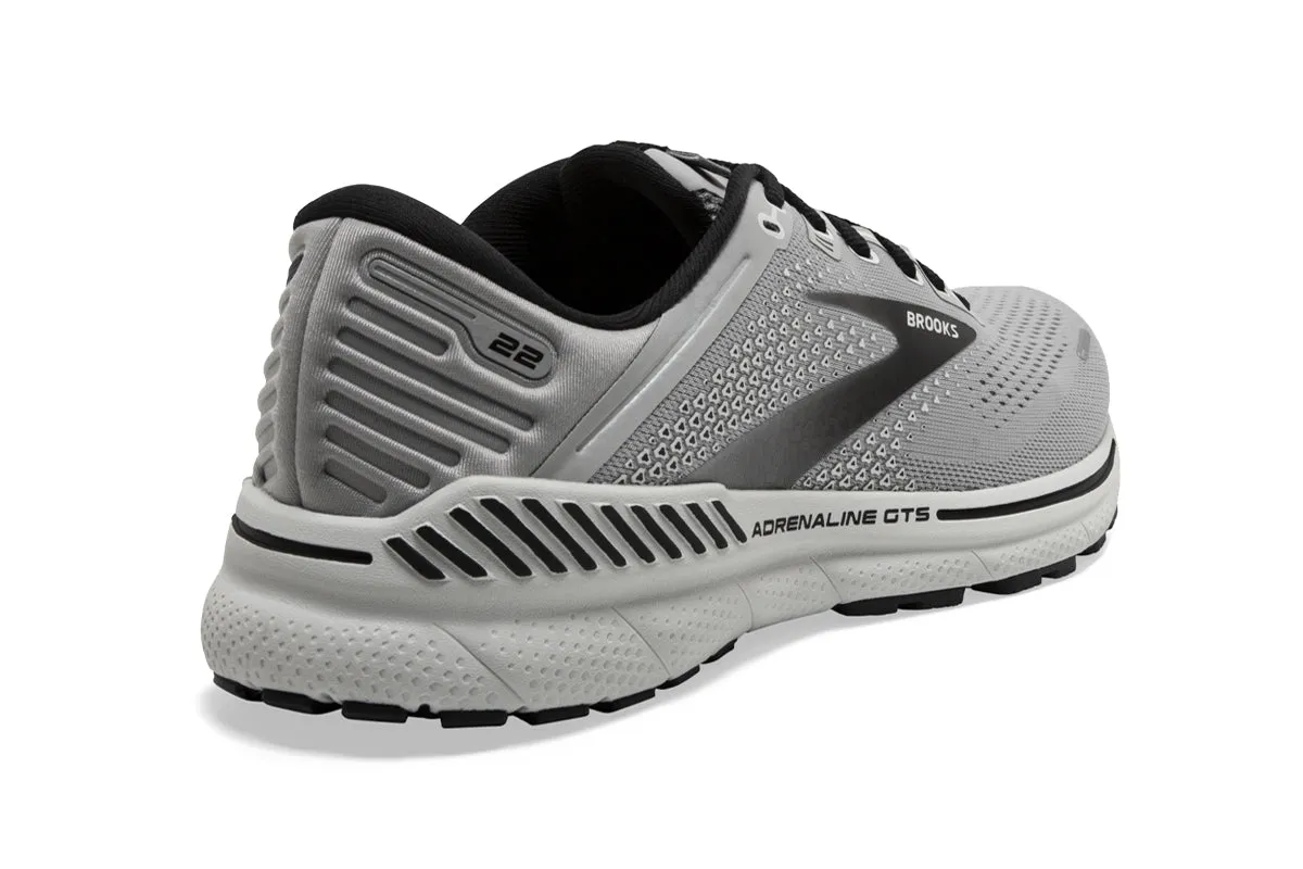 Brooks Adrenaline Gts 22 4E Alloy/Grey/Black Mens