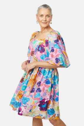 Flora Rosa Dupion Dress