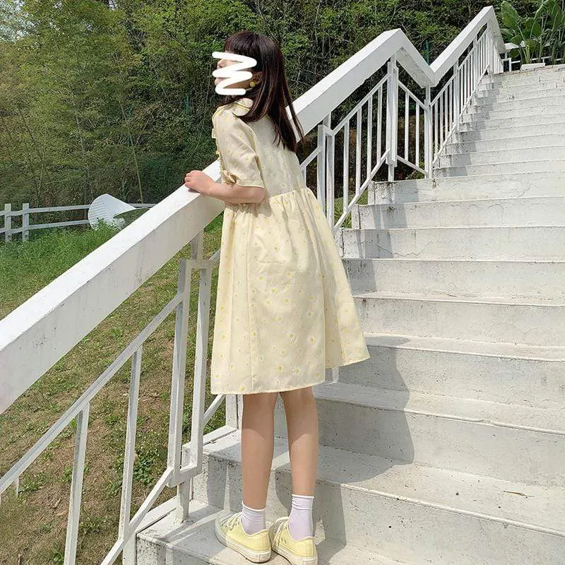 Harajuku Bowknot Peter Pan Collar Dress