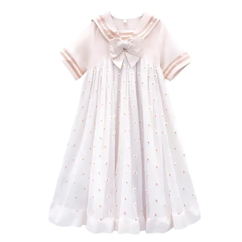 Lolita Floral Dress With Bowknot