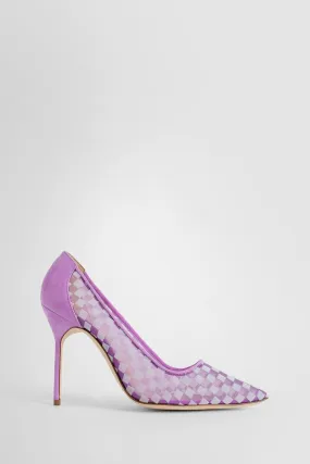 MANOLO BLAHNIK WOMAN PURPLE PUMPS