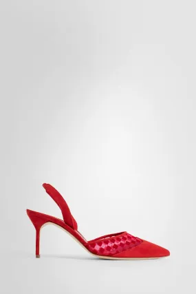 MANOLO BLAHNIK WOMAN RED PUMPS