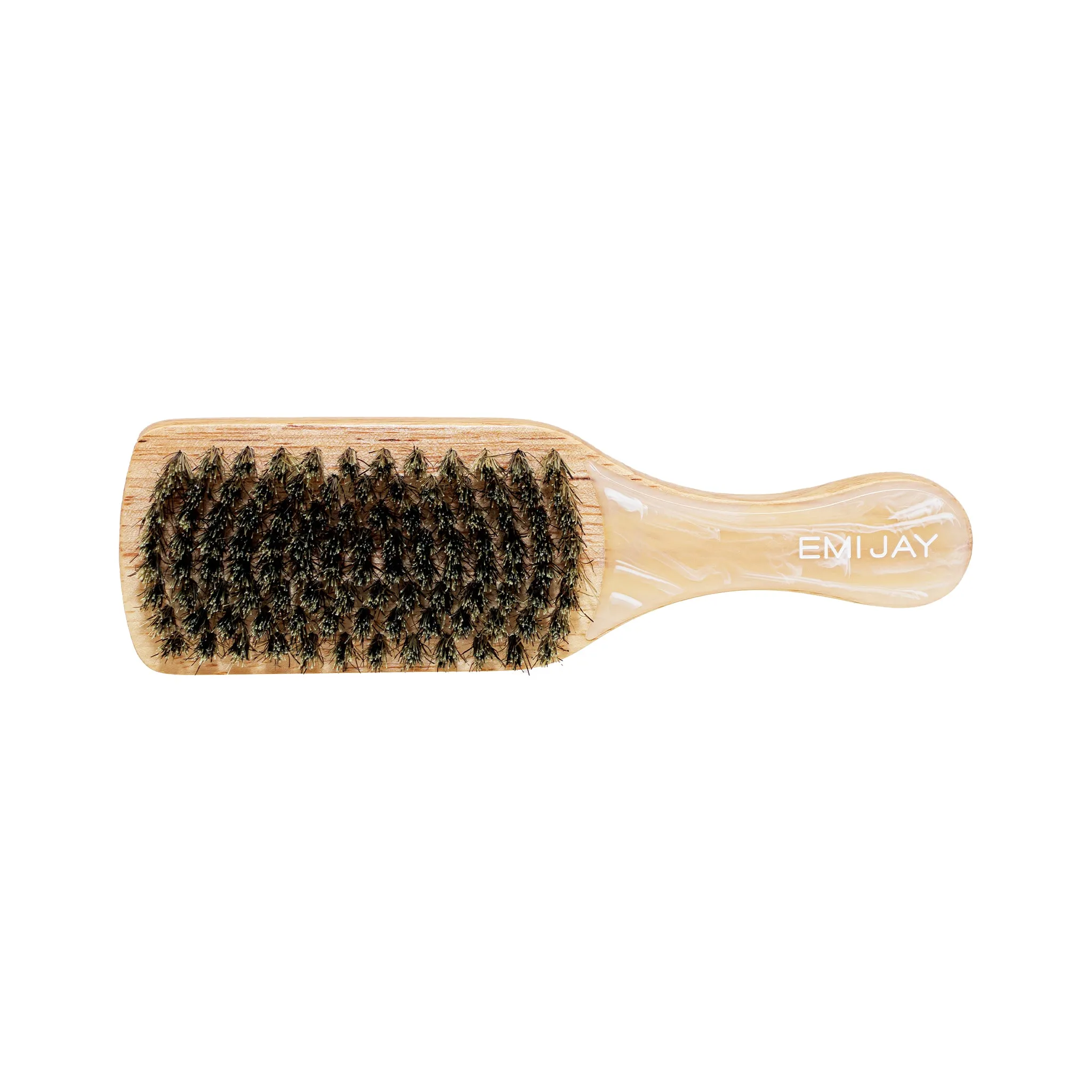 Mini Boar Bristle Brush in Leche