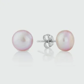 Molina Pink Freshwater Pearl Stud Earrings