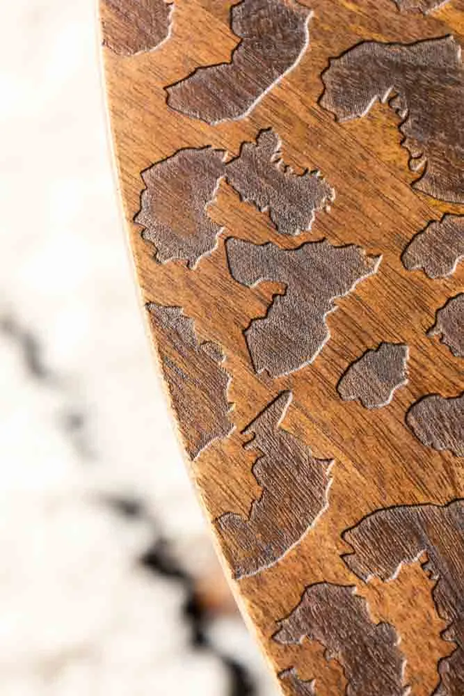 Natural Leopard Love Nest Of Coffee Tables