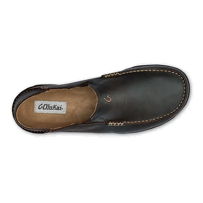 OluKai Moloa Slip-On - Dark Wood / Dark Java