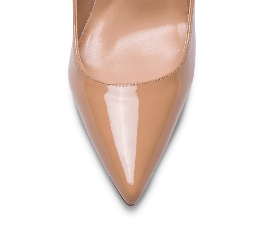 Pointed Toe Pink Sole High Heel Pumps