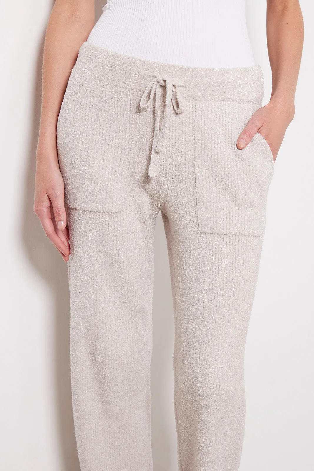 Ribbed Slit Pants