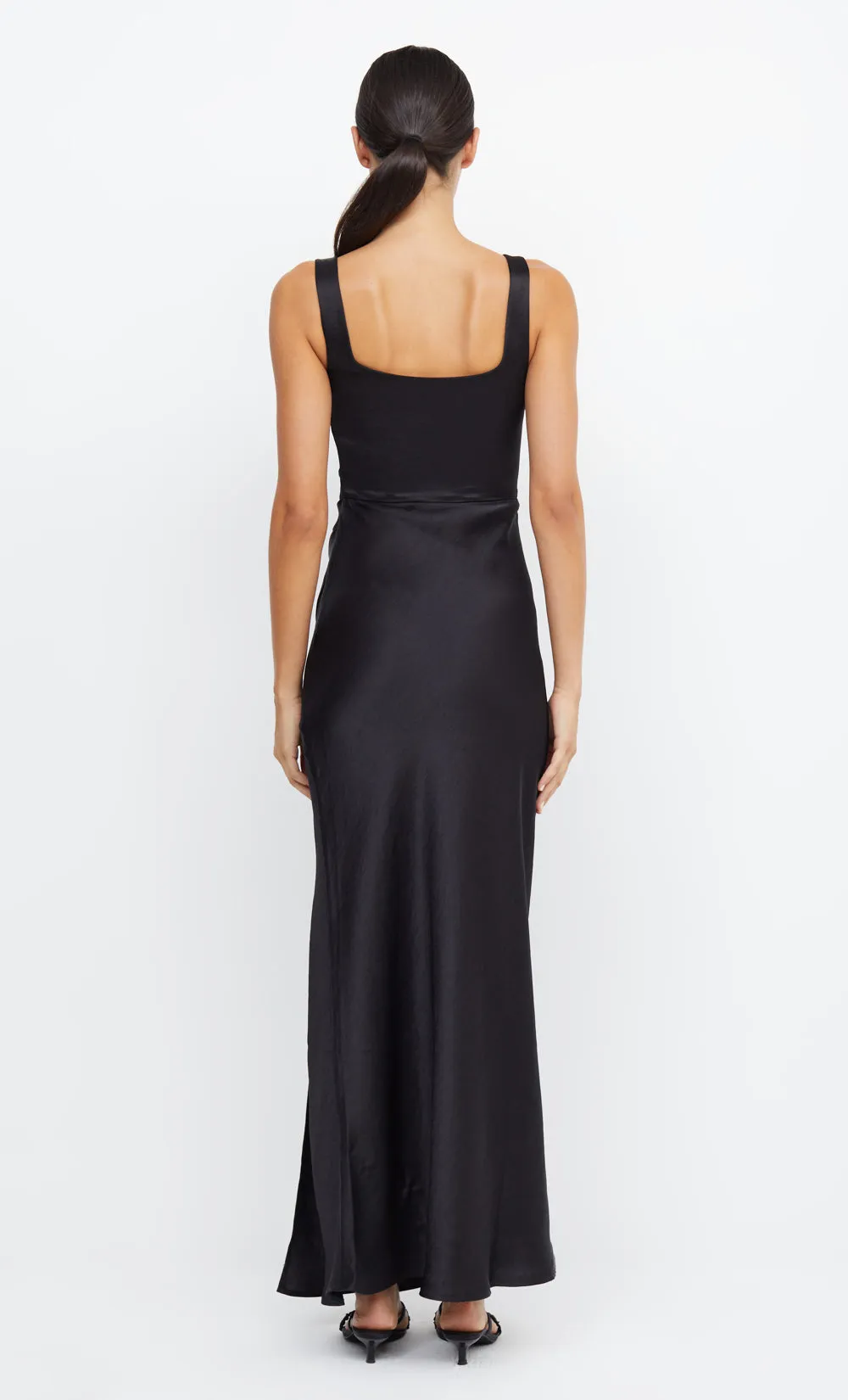 THE DREAMER SQUARE NECK DRESS - BLACK