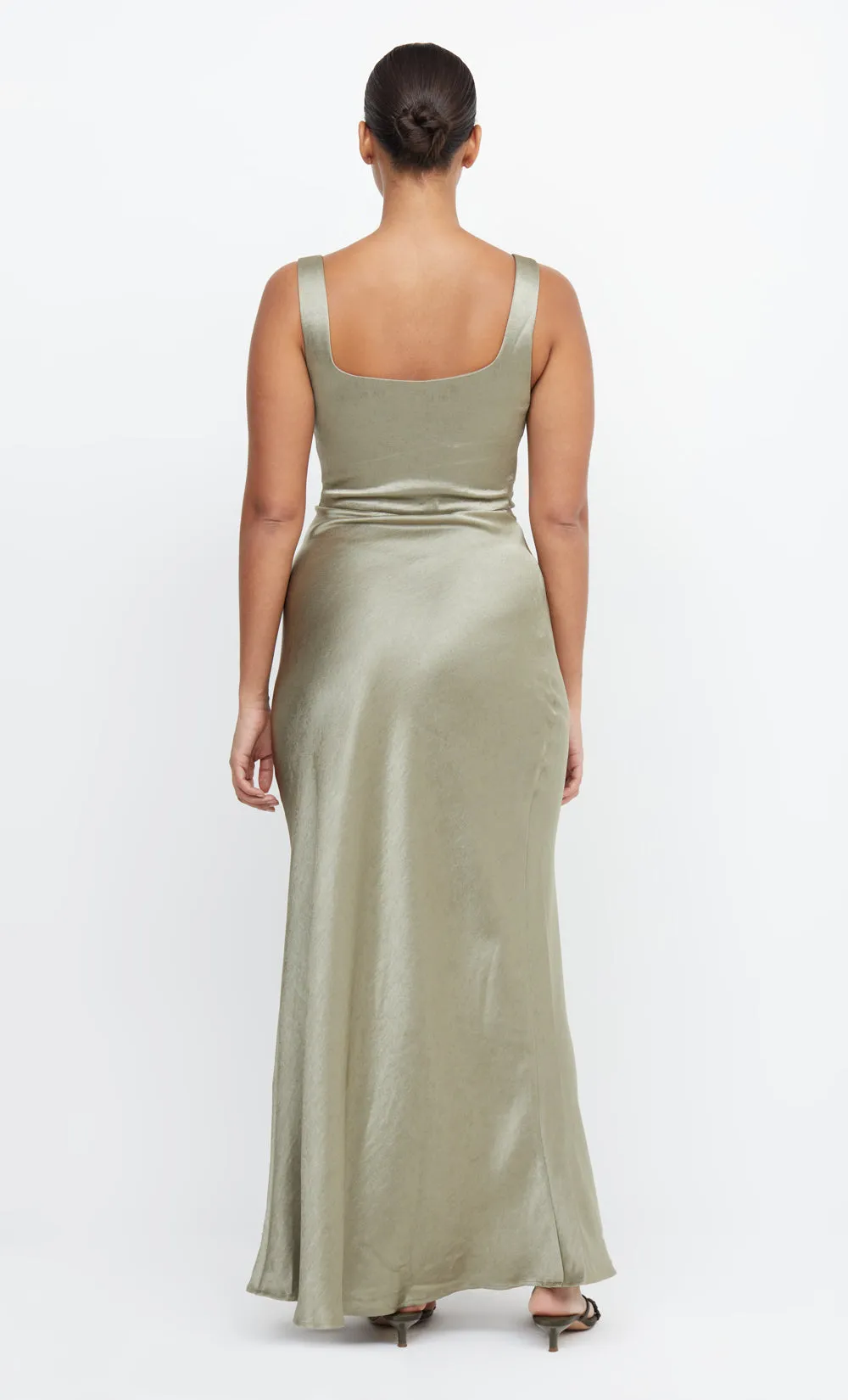 THE DREAMER SQUARE NECK DRESS - SAGE