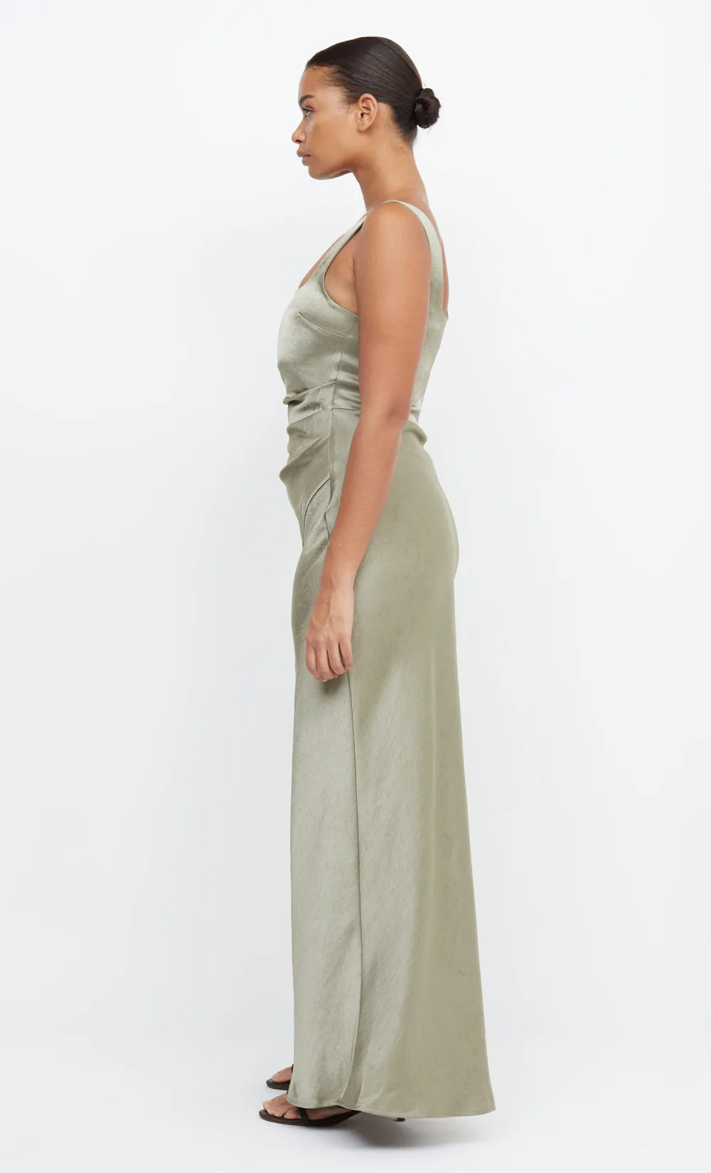 THE DREAMER SQUARE NECK DRESS - SAGE