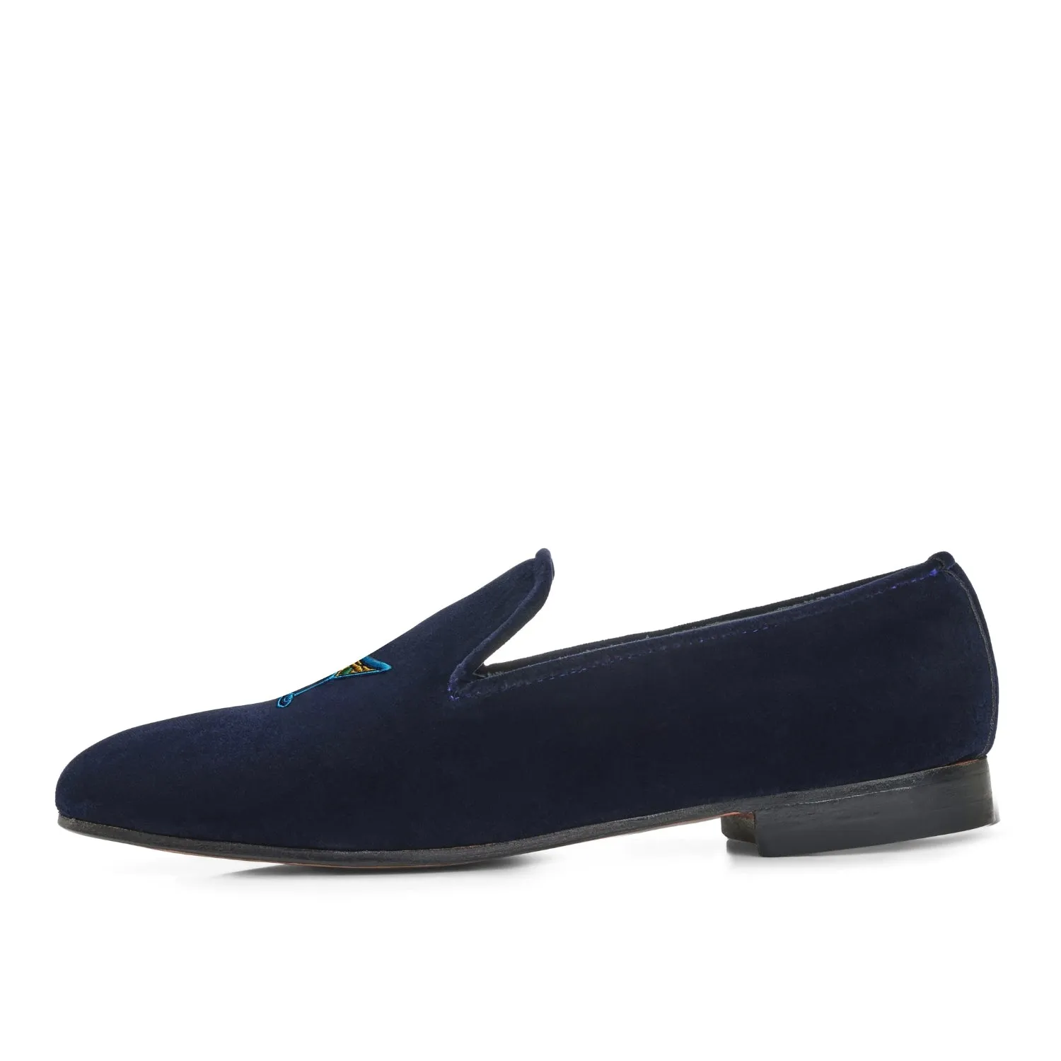 Women's Velvet Loafer/Slipper Shoe Bird