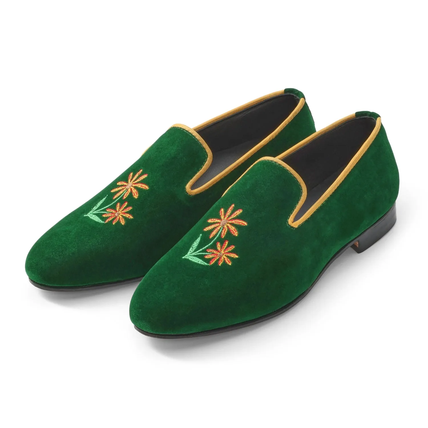 Women's Velvet Loafer/Slipper Shoe Bird