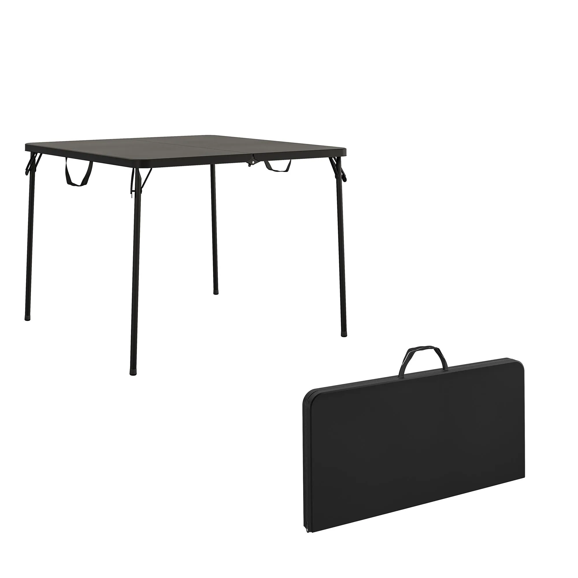 XL 38.5" Fold-in-Half Card Table w/ Handle